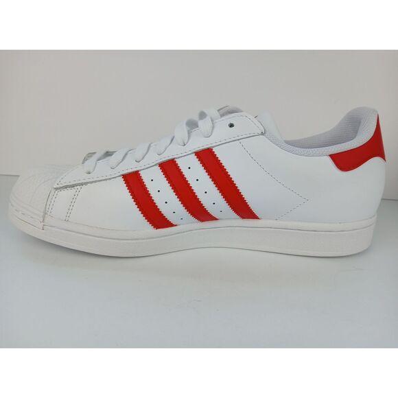 Adidas Superstar Men\'s Size US 12 Athletic Shoes White/Red Sneakers IG9367 New main image 15